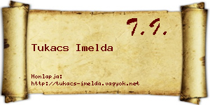 Tukacs Imelda névjegykártya